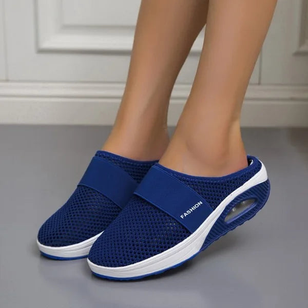 Variant image for Elegante Dames Sandalen met Wedge Heel en Ademend Gaas | Orthopedische Slip-on Sandalen voor Comfort-10