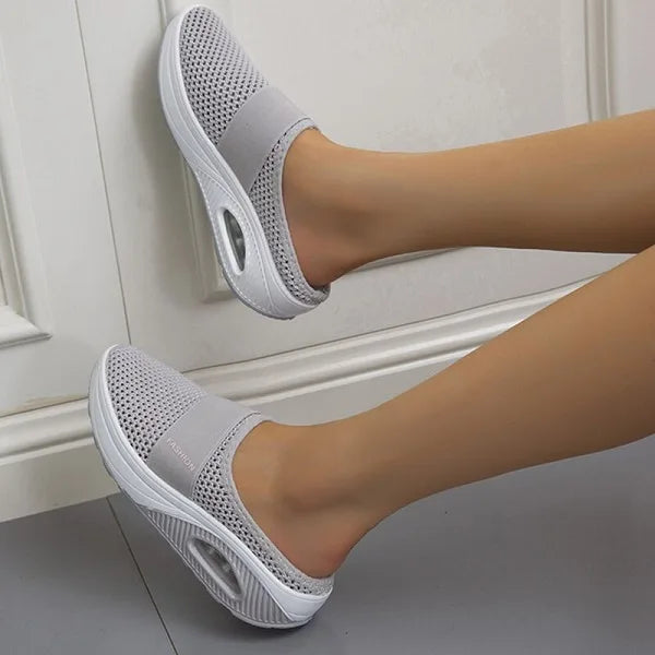 Variant image for Elegante Dames Sandalen met Wedge Heel en Ademend Gaas | Orthopedische Slip-on Sandalen voor Comfort-37