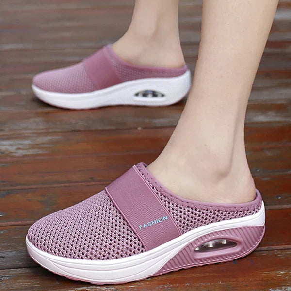 Variant image for Elegante Dames Sandalen met Wedge Heel en Ademend Gaas | Orthopedische Slip-on Sandalen voor Comfort-46