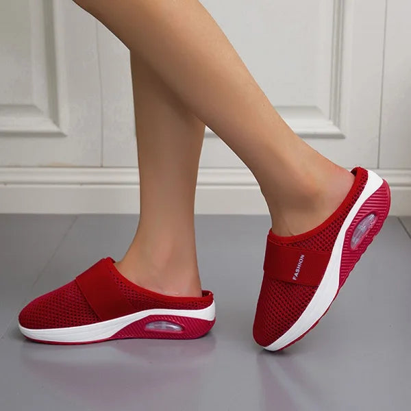 Variant image for Elegante Dames Sandalen met Wedge Heel en Ademend Gaas | Orthopedische Slip-on Sandalen voor Comfort-55