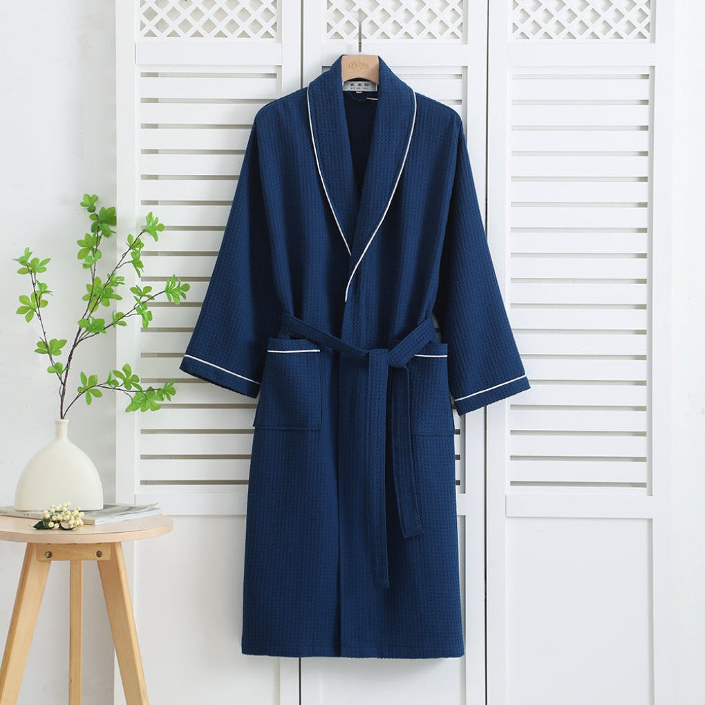 Wafelbadjas | Lichtgewicht Kimono 100% Katoen Unisex 2