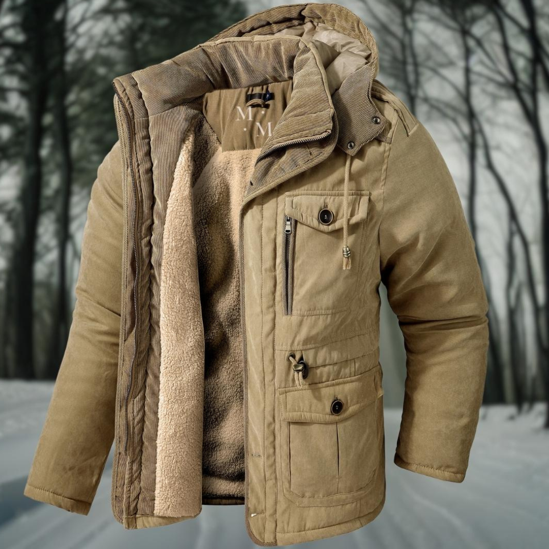 Warme Heren Parka met Capuchon | Winterjas Heren Parka 2