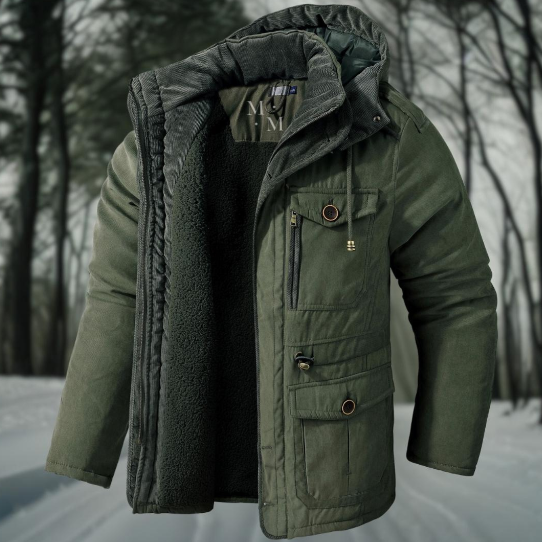 Warme Heren Parka met Capuchon | Winterjas Heren Parka 3