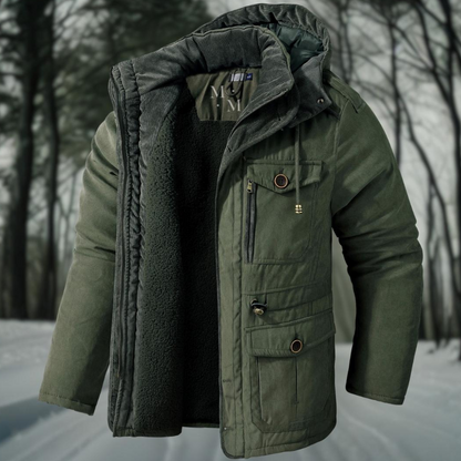 Warme Heren Parka met Capuchon | Winterjas Heren Parka 3