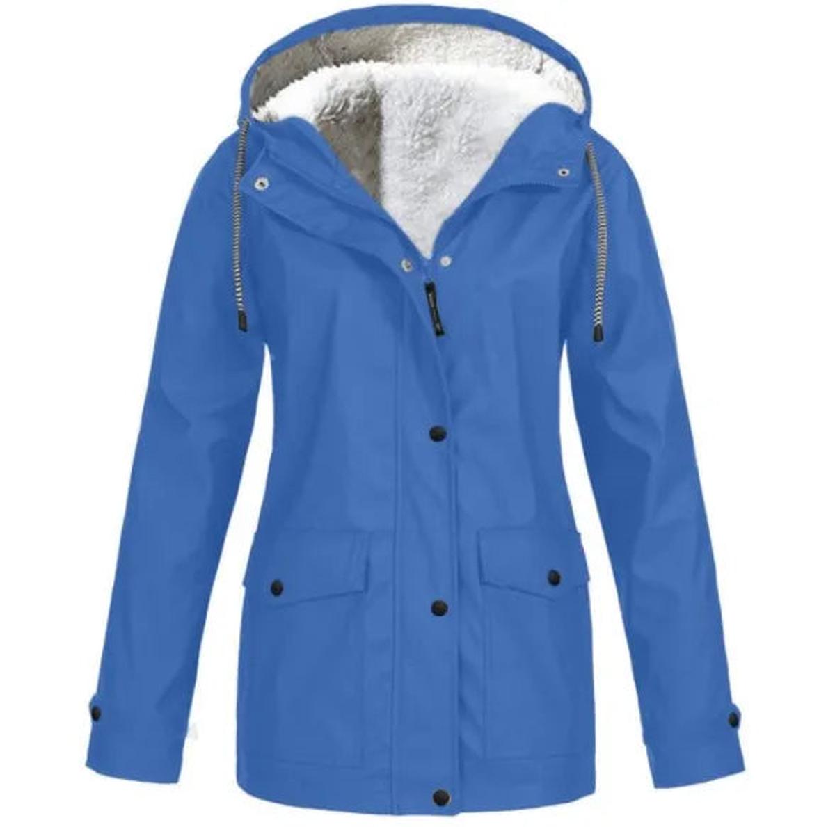 Waterdicht Fleece Buitenjack met Capuchon | Dames Jack 1