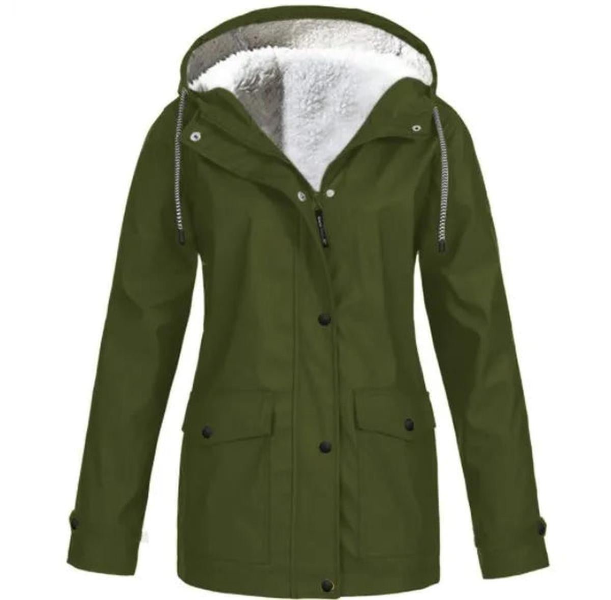 Waterdicht Fleece Buitenjack met Capuchon | Dames Jack 3