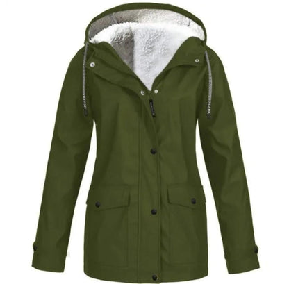 Waterdicht Fleece Buitenjack met Capuchon | Dames Jack 3