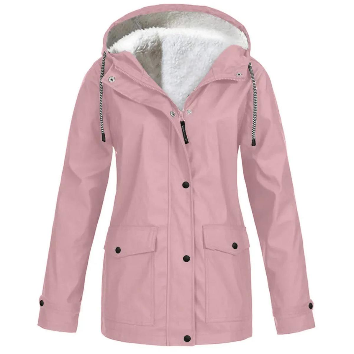 Waterdicht Fleece Buitenjack met Capuchon | Dames Jack 4