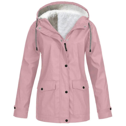Waterdicht Fleece Buitenjack met Capuchon | Dames Jack 4