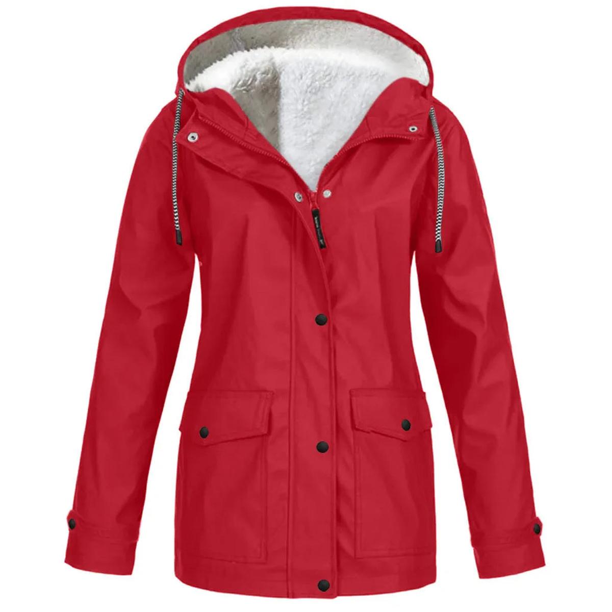 Waterdicht Fleece Buitenjack met Capuchon | Dames Jack 5