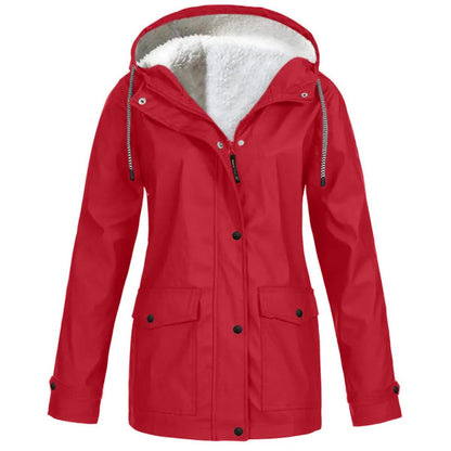 Waterdicht Fleece Buitenjack met Capuchon | Dames Jack 5