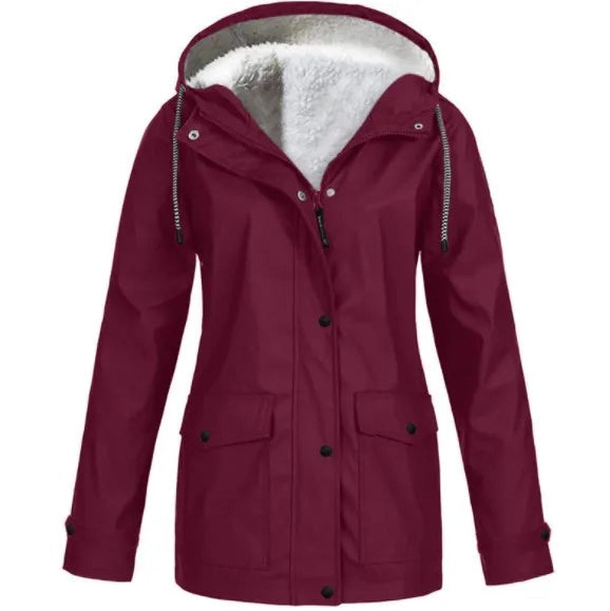 Waterdicht Fleece Buitenjack met Capuchon | Dames Jack 7