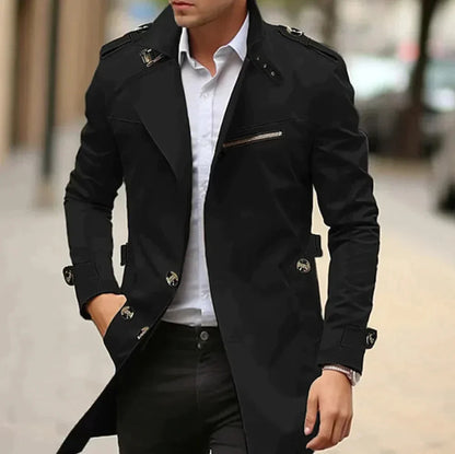 Waterdichte Heren Trenchcoat | Klassieke Old Money Stijl 3