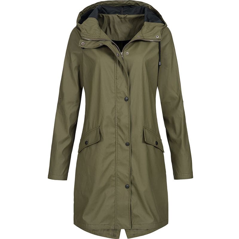 Waterdichte Regenjas Dames | Stijlvolle Capuchonjas 2