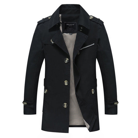Waterdichte Trenchcoat voor Mannen | Stijlvolle Bescherming 0