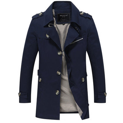 Waterdichte Trenchcoat voor Mannen | Stijlvolle Bescherming 1