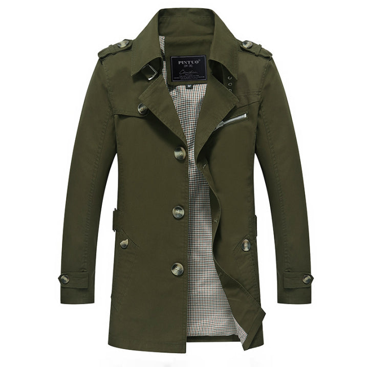 Waterdichte Trenchcoat voor Mannen | Stijlvolle Bescherming 2