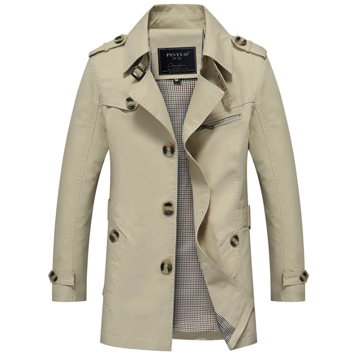 Waterdichte Trenchcoat voor Mannen | Stijlvolle Bescherming 3