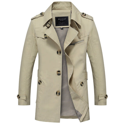 Waterdichte Trenchcoat voor Mannen | Stijlvolle Bescherming 3