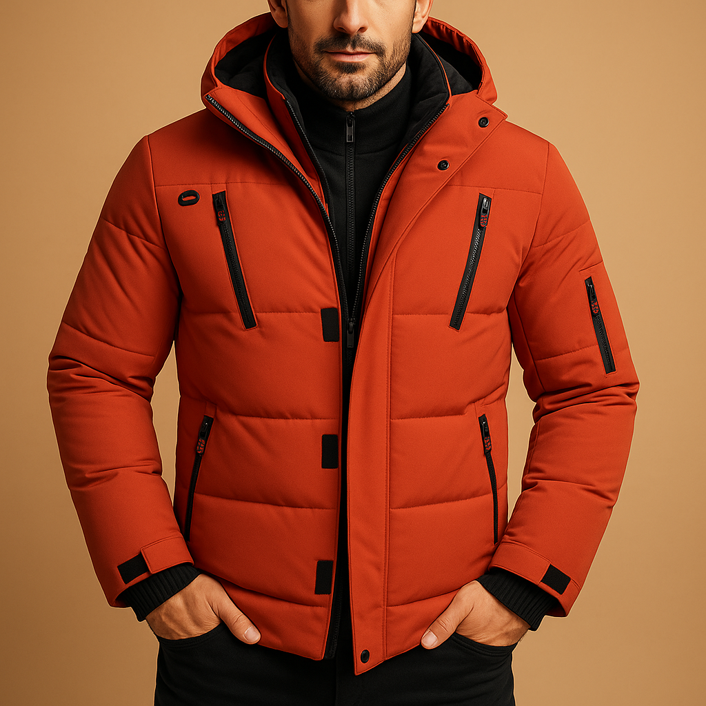 Waterdichte Winterjas Heren | Functionele Buitenjas 3