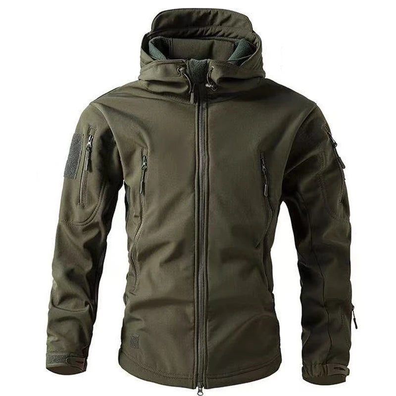 Winter Softshell Hoodie | Waterdichte Jas voor Mannen 0