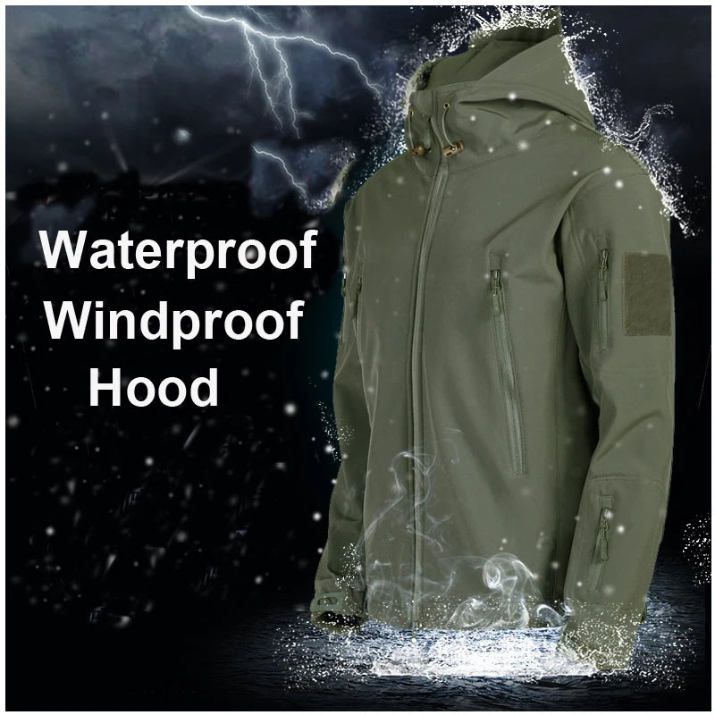 Winter Softshell Hoodie | Waterdichte Jas voor Mannen 1