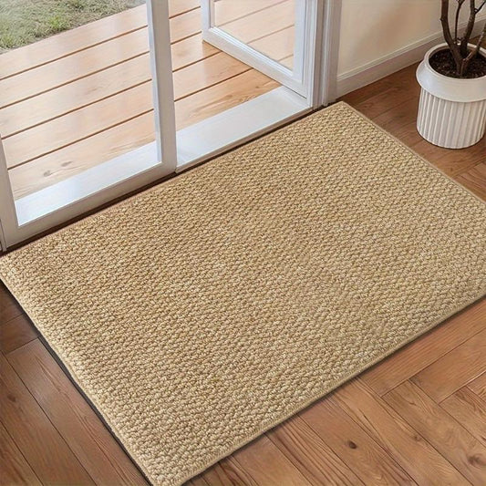 Woviva Deurmat Jute Look | Duurzaam Antislip voor Binnen en Buiten 0