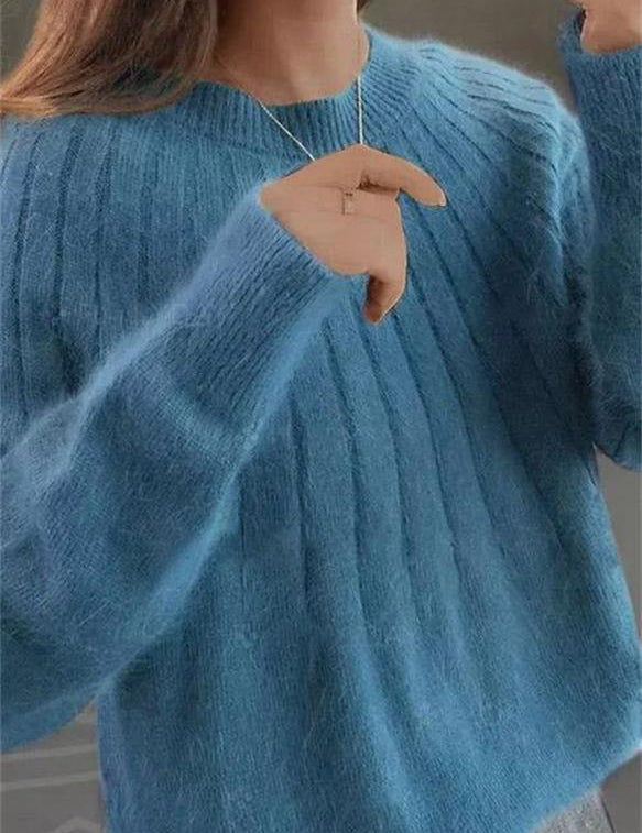 Zachte Gebreide Dames Trui | Elegante Sweater voor Herfst 0