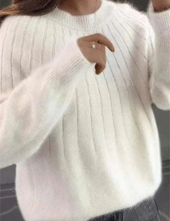 Zachte Gebreide Dames Trui | Elegante Sweater voor Herfst 4