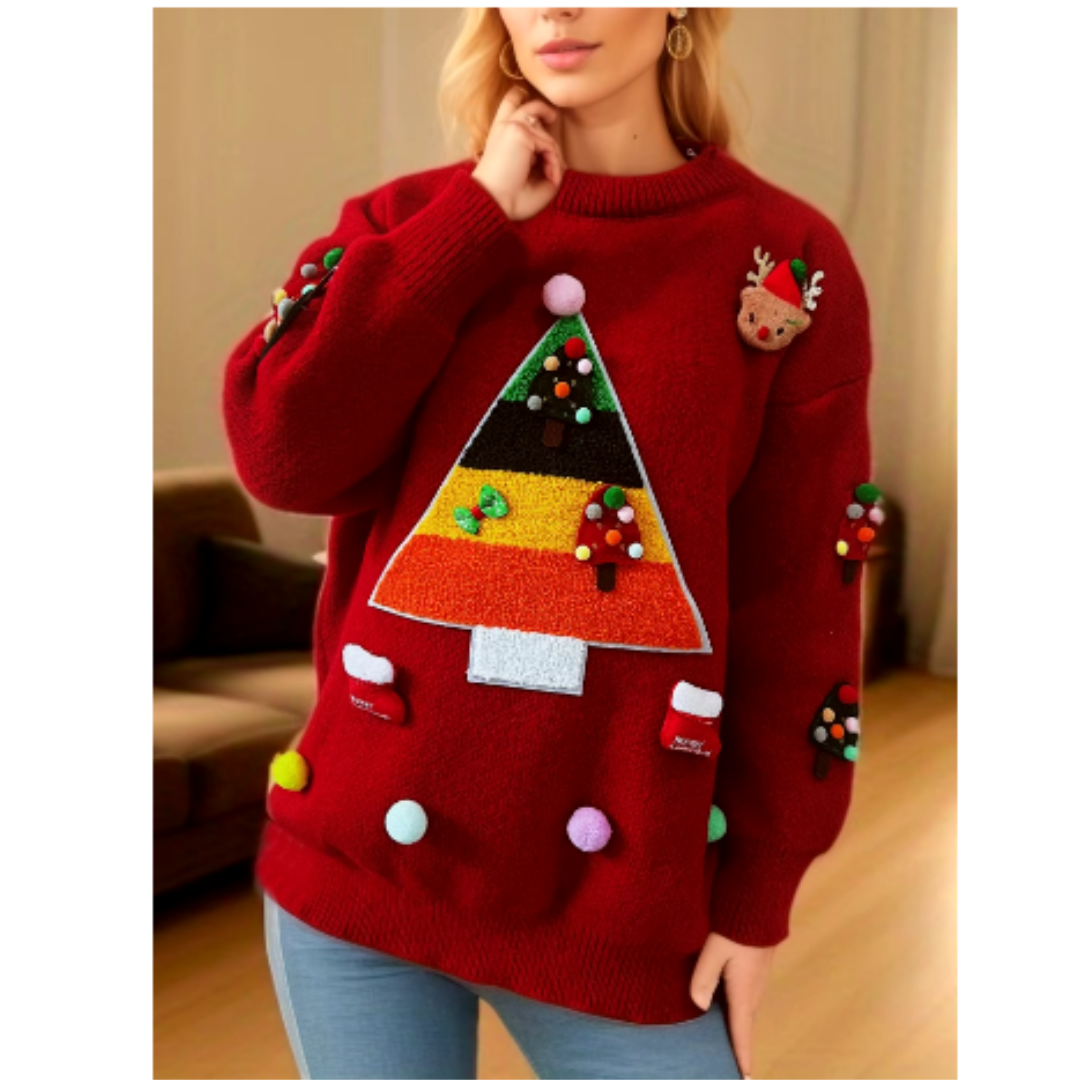 Zachte Gebreide Kersttrui | Damesmode 2