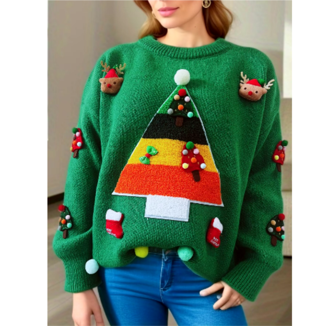 Zachte Gebreide Kersttrui | Damesmode 3