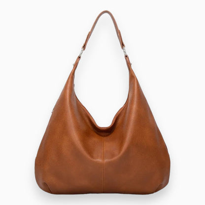 Zachte Leren Hobo | Dames Schoudertas Zwart 0