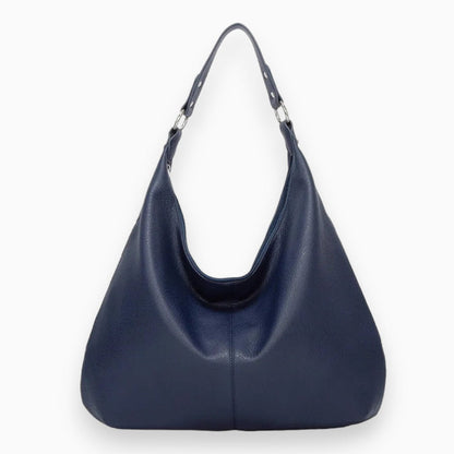 Zachte Leren Hobo | Dames Schoudertas Zwart 5