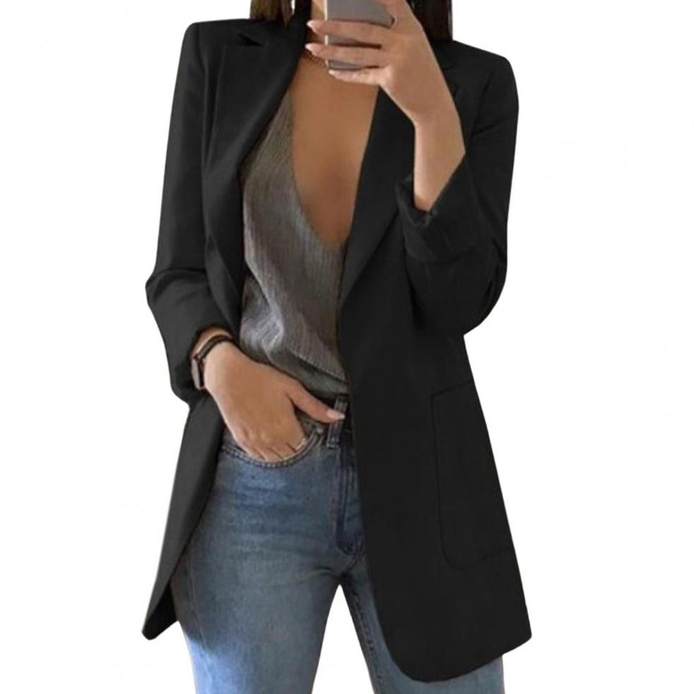 Zwarte Blazer Dames | Formele Kleding voor Professionele Stijl 0