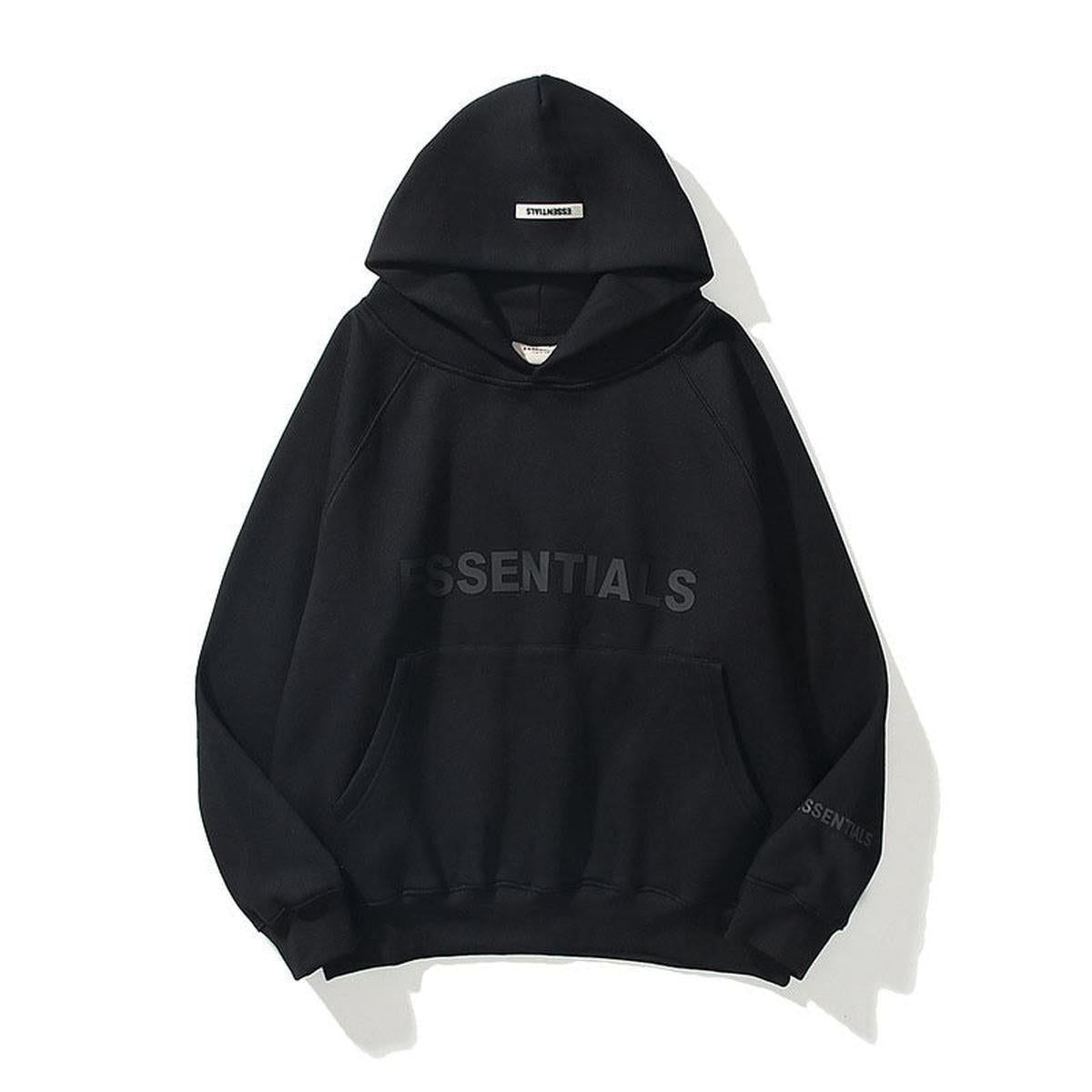 Zwarte Hoodie Heren met Kangoeroezak | Casual Mode 4