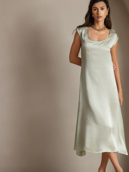 Variant image for Elegante Mouwloze Jurk van 19 Momme Zijde | Casual Jurk Mouwloos in Diverse Kleuren voor Dames-29