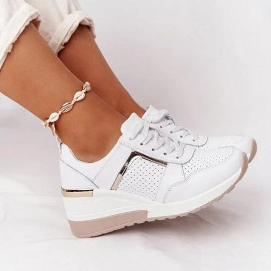 Variant image for Elegante Wedge Sneakers voor Dames met Ademend Geperforeerd Ontwerp | Casual Comfort en Perfecte Pasvorm-33