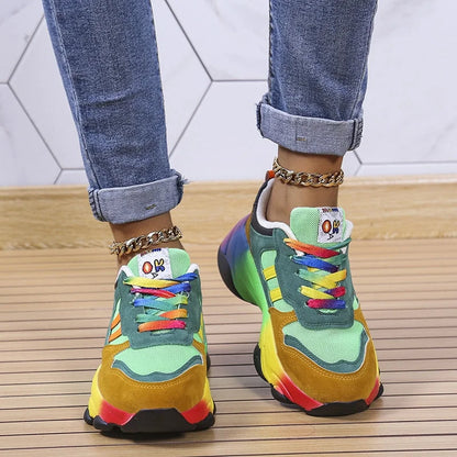 Variant image for Vibrante Dames Sneakers met Ademend Gaas en Gedempte Zool | Casual Schoenen voor Dagelijks Gebruik-13