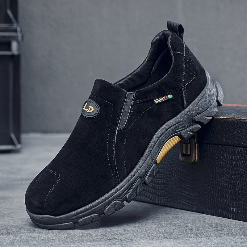 Casual Slip-On Sneakers voor Mannen | Ademend en Lichtgewicht Ronde Teen Design-2