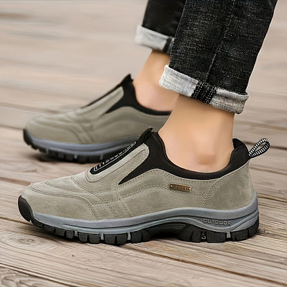 Lichtgewicht Ademend Heren Sneakers | Casual Witte Slip-On Schoenen met Gedempte Zool-5