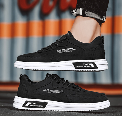 Lichtgewicht Ademend Herensneakers | Witte Heren Sneakers met Gedempte Zool voor Comfortabele Casual Dagen-6