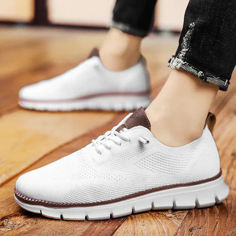 Ademende Casual Herenschoenen met Gedempte Ondersteuning – Laag Profiel, Ideaal voor Dagelijks Gebruik-3