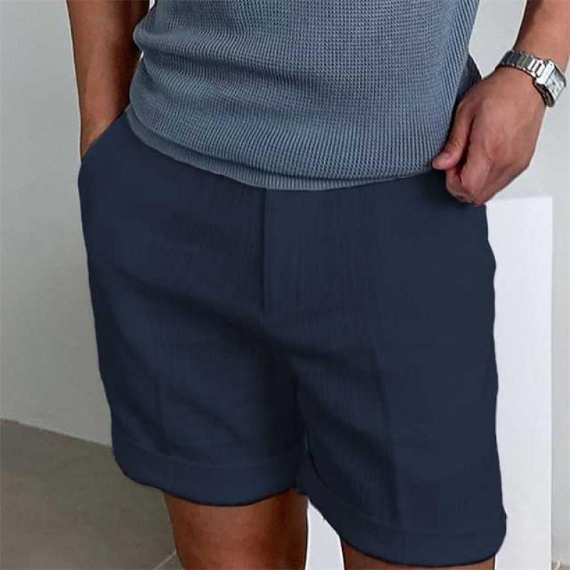 Linnen Korte Broek Heren met Gebufferde Zoom | Ademend en Lichtgewicht voor Zomer Comfort-6