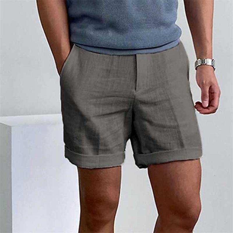Variant image for Linnen Korte Broek Heren met Gebufferde Zoom | Ademend en Lichtgewicht voor Zomer Comfort-7