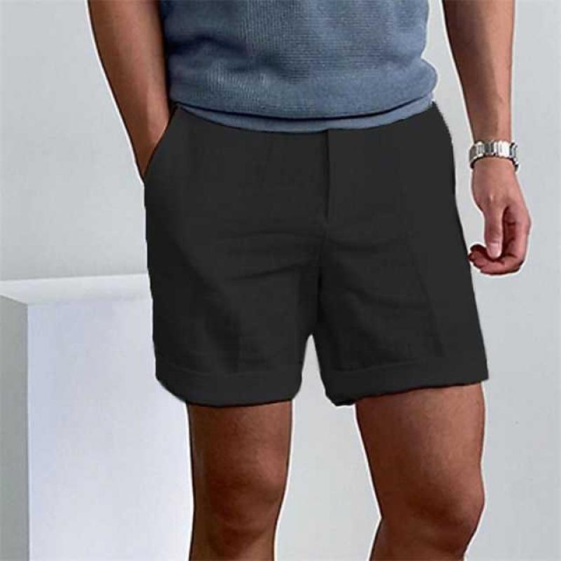 Variant image for Linnen Korte Broek Heren met Gebufferde Zoom | Ademend en Lichtgewicht voor Zomer Comfort-10