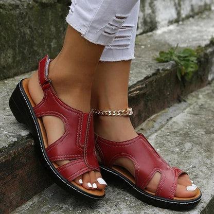 Stijlvolle Orthopedische Sandalen Dames met Boogsteun en Gedempelde Zool | Ademend Open-Tee Ontwerp-2